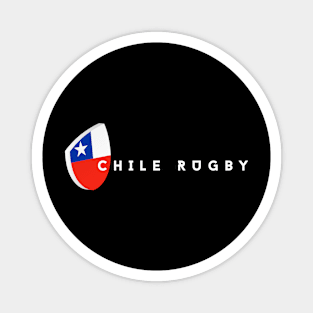 Minimalist Rugby #015 Part 2 - Chile Rugby Fan Magnet